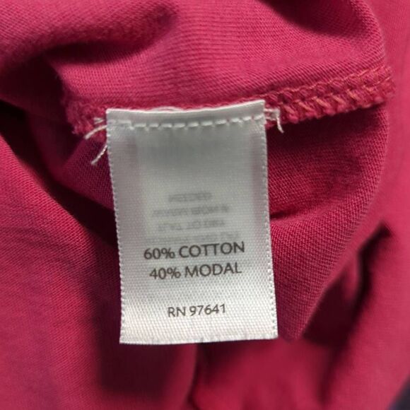 J. Jill pink button up cotton & modal shirt size XL Long Line Soft Long Sleeve - Picture 9 of 12
